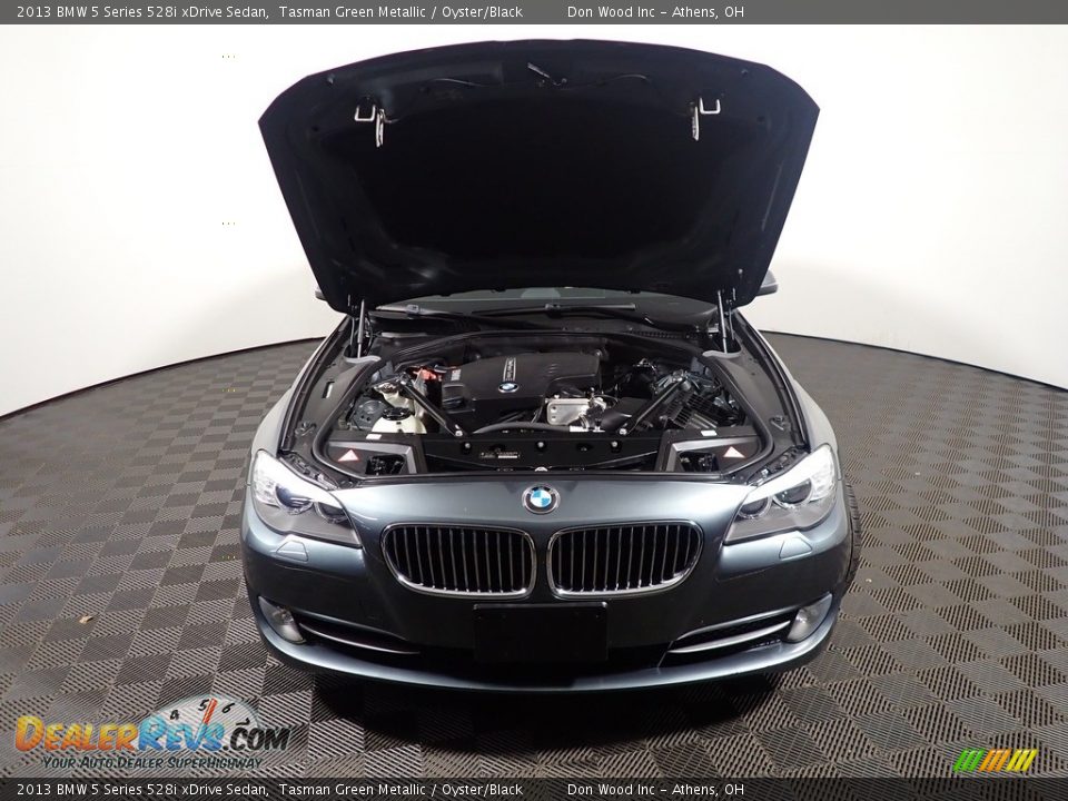 2013 BMW 5 Series 528i xDrive Sedan Tasman Green Metallic / Oyster/Black Photo #7