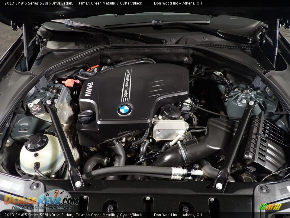 2013 BMW 5 Series 528i xDrive Sedan Tasman Green Metallic / Oyster/Black Photo #8