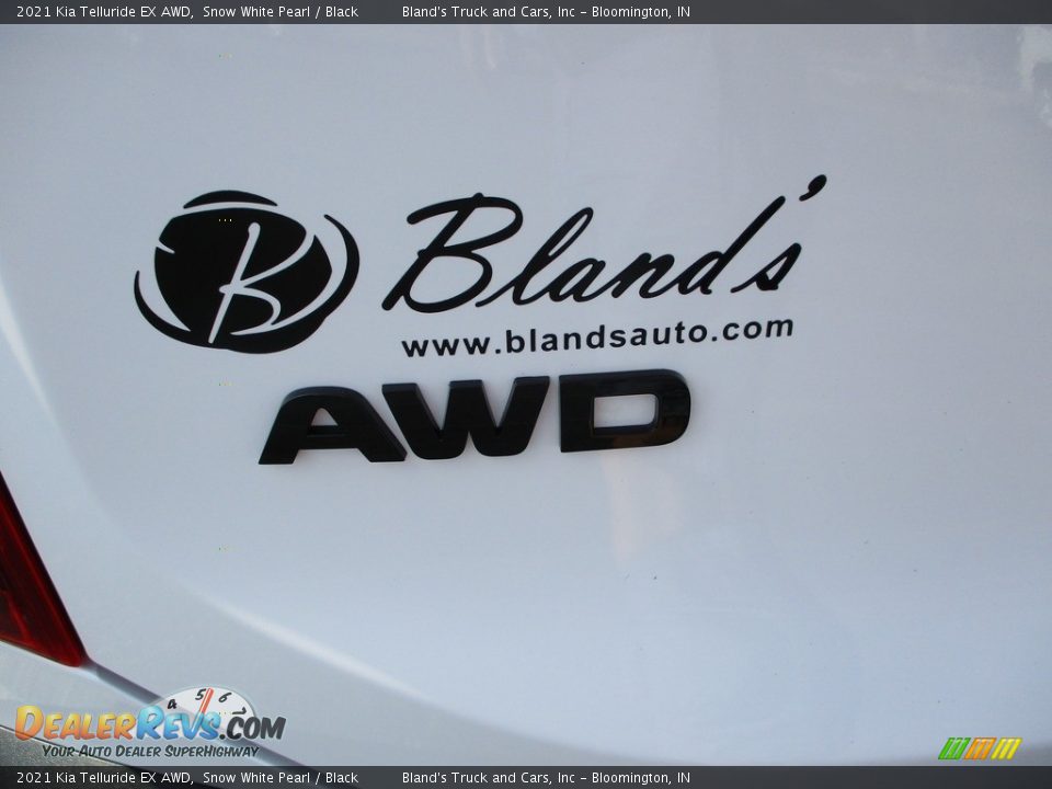 2021 Kia Telluride EX AWD Snow White Pearl / Black Photo #33