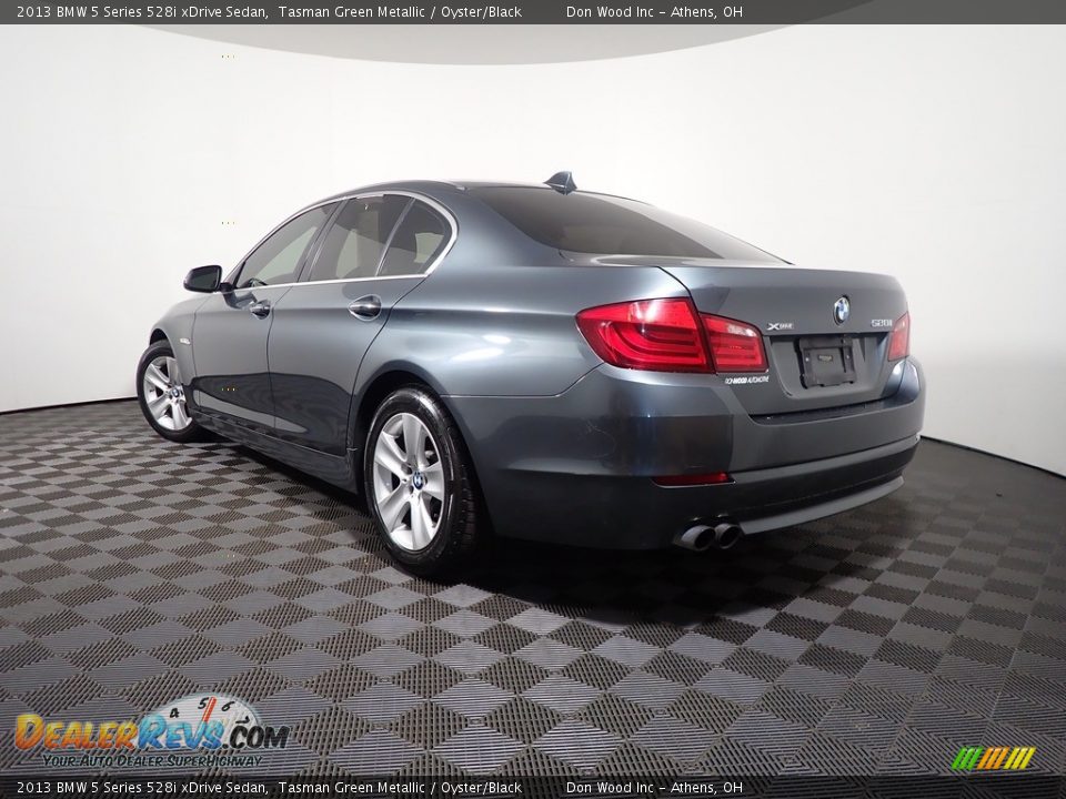 2013 BMW 5 Series 528i xDrive Sedan Tasman Green Metallic / Oyster/Black Photo #11