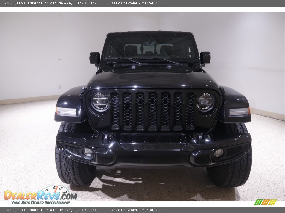 2021 Jeep Gladiator High Altitude 4x4 Black / Black Photo #2