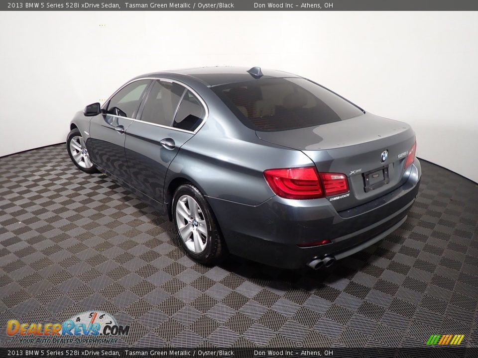 2013 BMW 5 Series 528i xDrive Sedan Tasman Green Metallic / Oyster/Black Photo #12