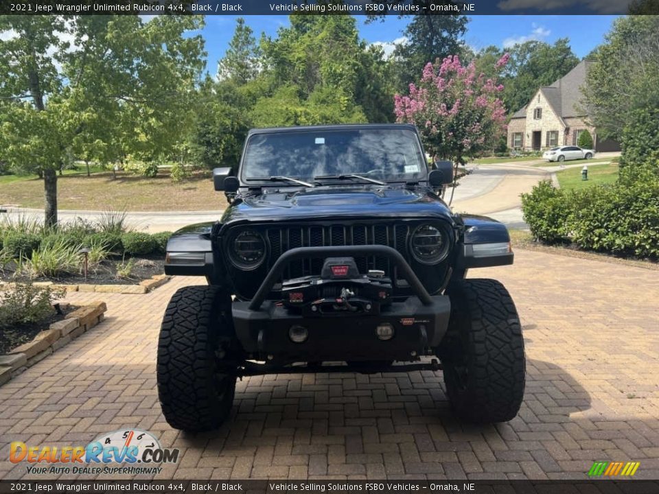 2021 Jeep Wrangler Unlimited Rubicon 4x4 Black / Black Photo #9