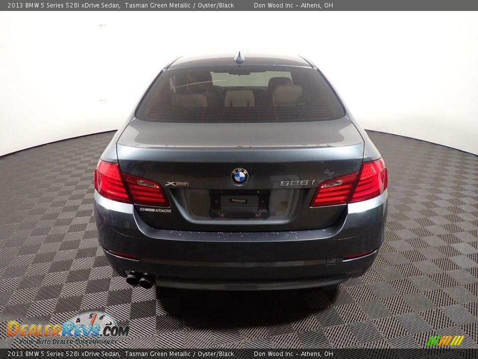 2013 BMW 5 Series 528i xDrive Sedan Tasman Green Metallic / Oyster/Black Photo #13
