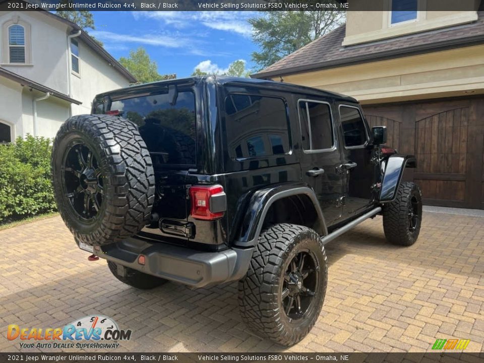 2021 Jeep Wrangler Unlimited Rubicon 4x4 Black / Black Photo #10