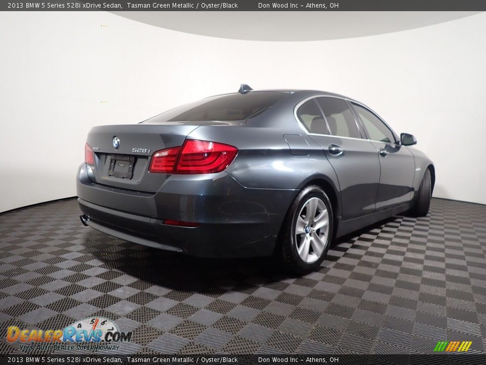 2013 BMW 5 Series 528i xDrive Sedan Tasman Green Metallic / Oyster/Black Photo #17