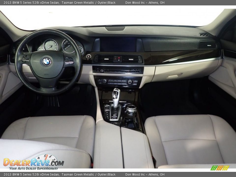 2013 BMW 5 Series 528i xDrive Sedan Tasman Green Metallic / Oyster/Black Photo #23