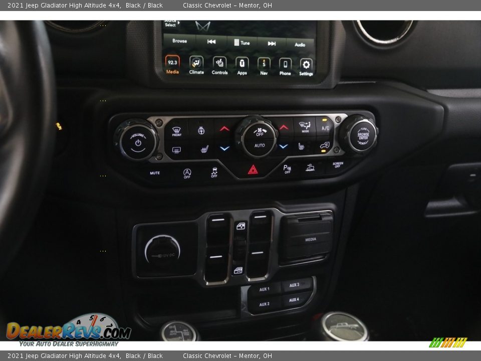 2021 Jeep Gladiator High Altitude 4x4 Black / Black Photo #15