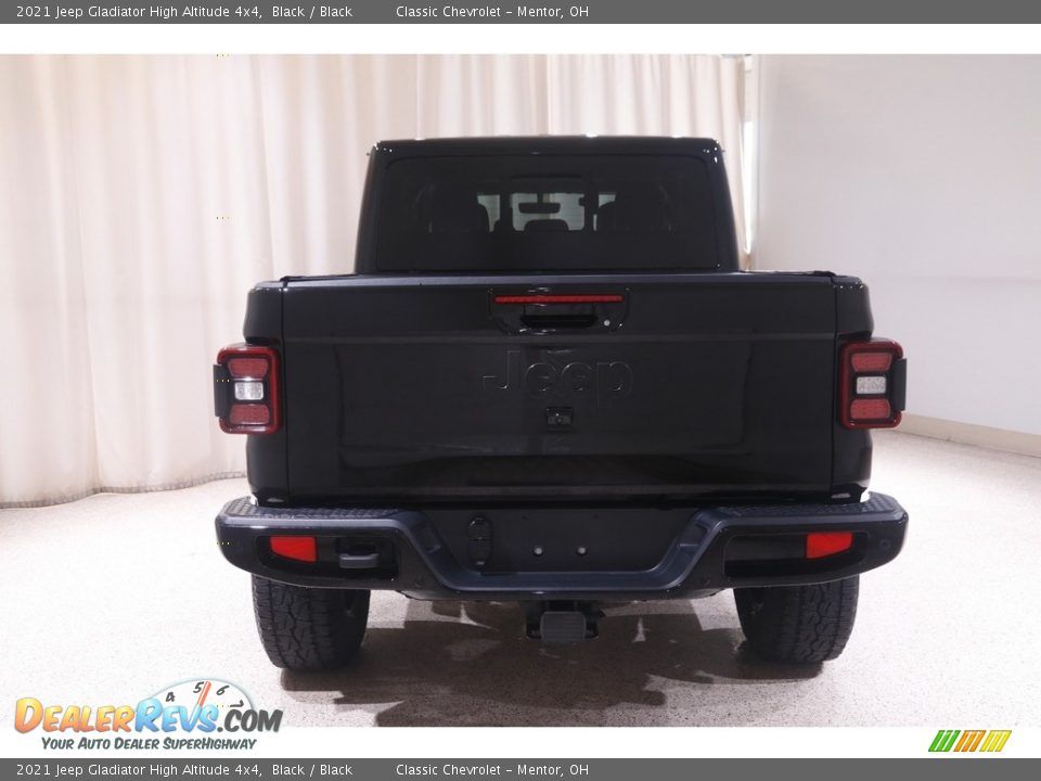 2021 Jeep Gladiator High Altitude 4x4 Black / Black Photo #20