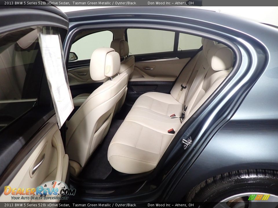 2013 BMW 5 Series 528i xDrive Sedan Tasman Green Metallic / Oyster/Black Photo #33