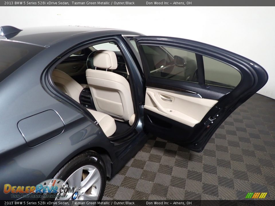 2013 BMW 5 Series 528i xDrive Sedan Tasman Green Metallic / Oyster/Black Photo #34