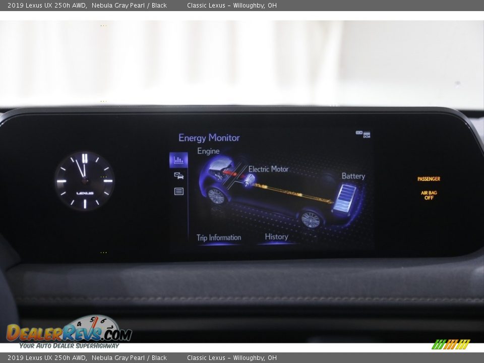 2019 Lexus UX 250h AWD Nebula Gray Pearl / Black Photo #13