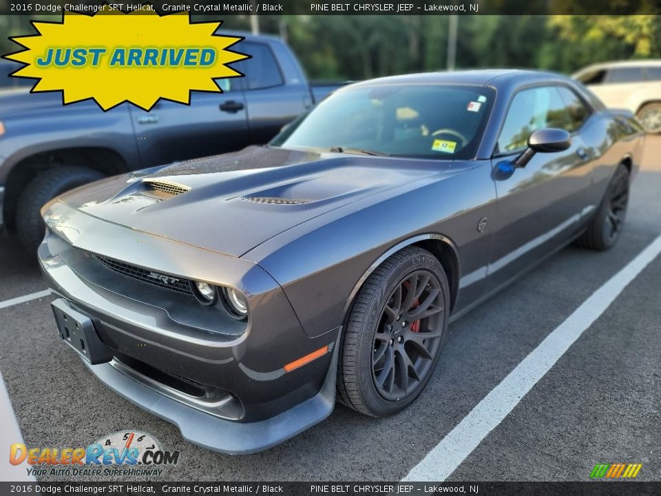 2016 Dodge Challenger SRT Hellcat Granite Crystal Metallic / Black Photo #1