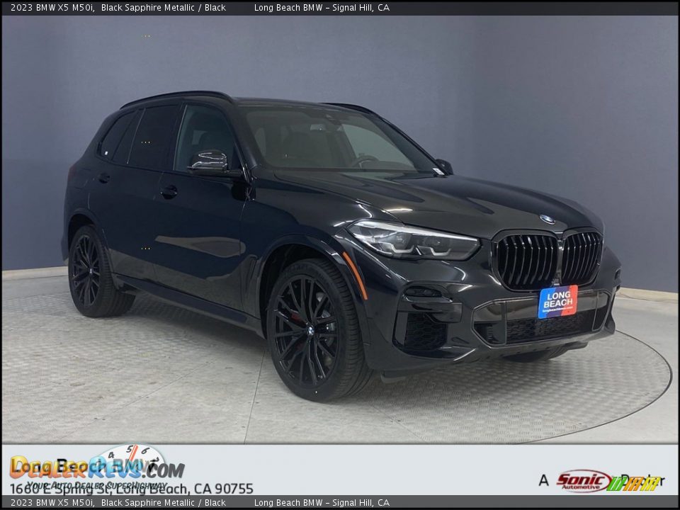 2023 BMW X5 M50i Black Sapphire Metallic / Black Photo #1