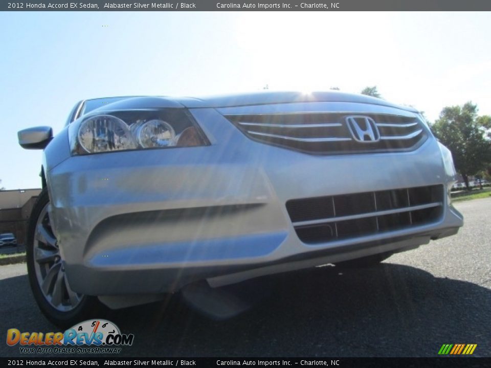 2012 Honda Accord EX Sedan Alabaster Silver Metallic / Black Photo #2