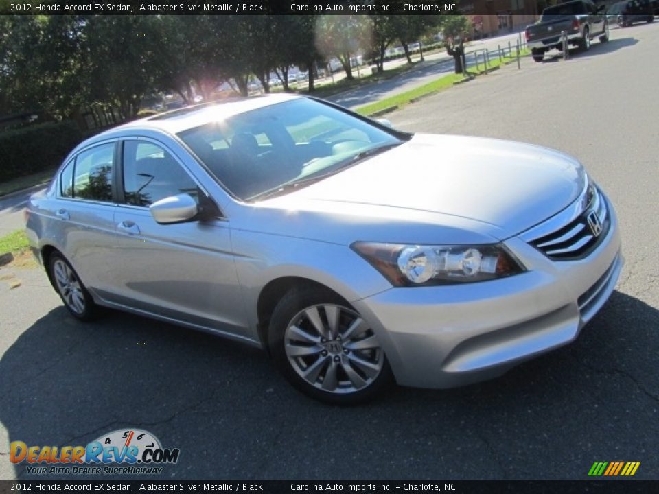 2012 Honda Accord EX Sedan Alabaster Silver Metallic / Black Photo #3