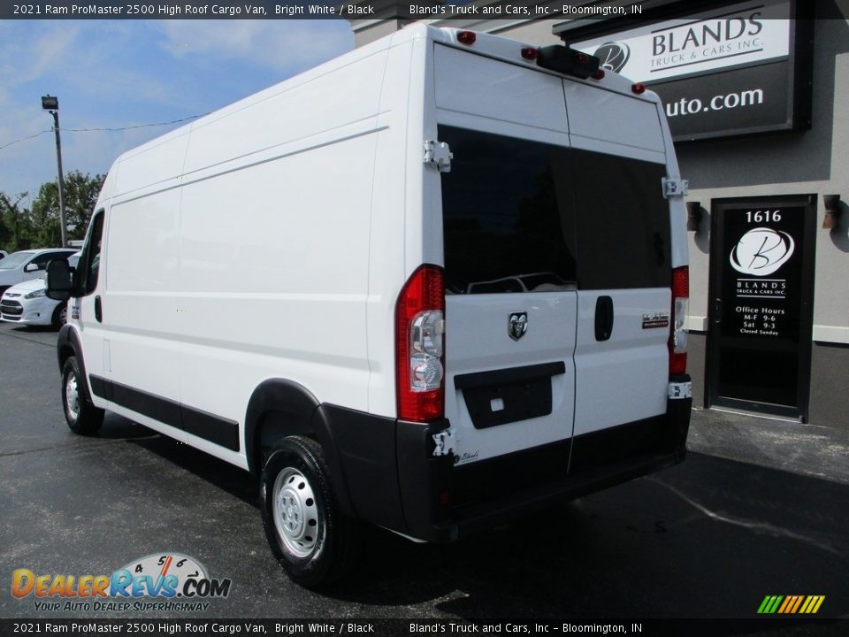 2021 Ram ProMaster 2500 High Roof Cargo Van Bright White / Black Photo #3