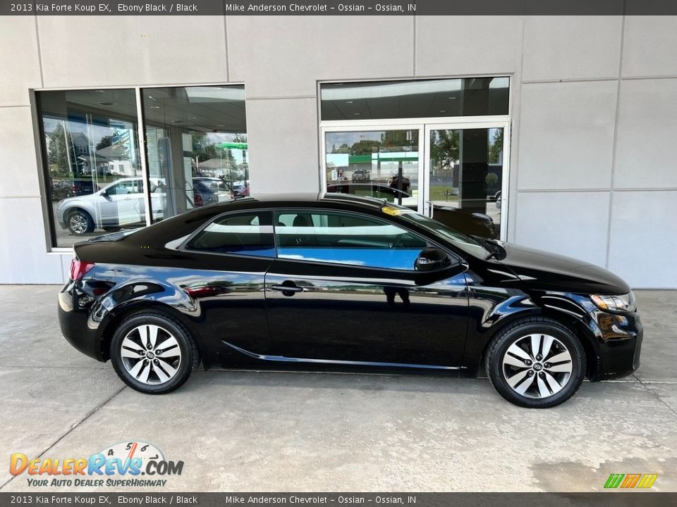 Ebony Black 2013 Kia Forte Koup EX Photo #3