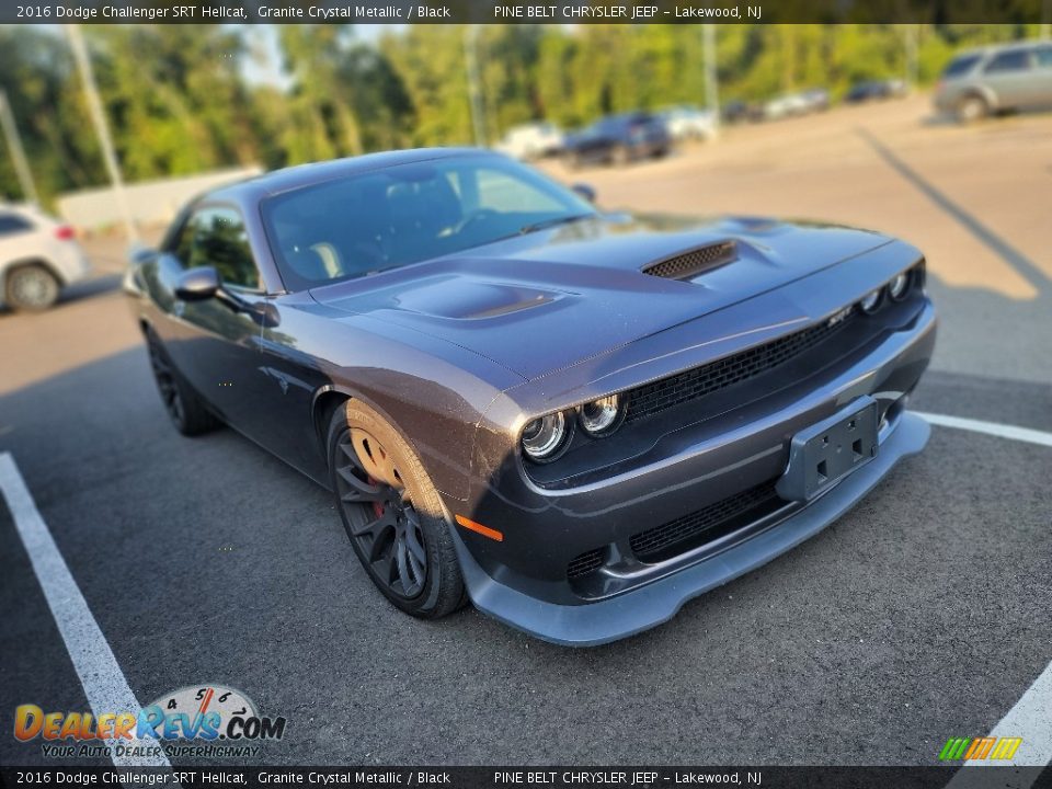 2016 Dodge Challenger SRT Hellcat Granite Crystal Metallic / Black Photo #4