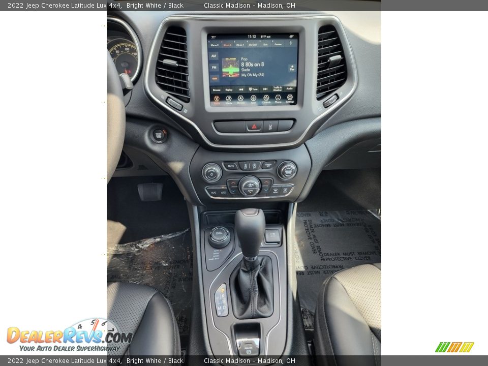 2022 Jeep Cherokee Latitude Lux 4x4 Bright White / Black Photo #6