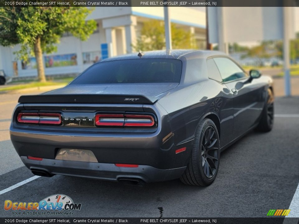 2016 Dodge Challenger SRT Hellcat Granite Crystal Metallic / Black Photo #6