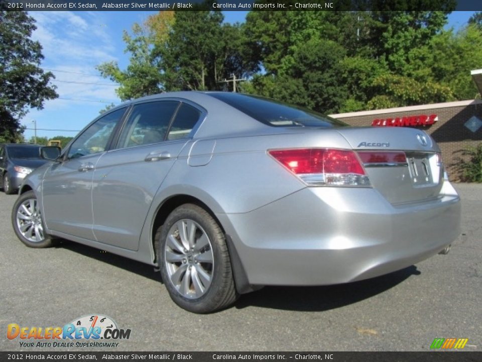 2012 Honda Accord EX Sedan Alabaster Silver Metallic / Black Photo #8