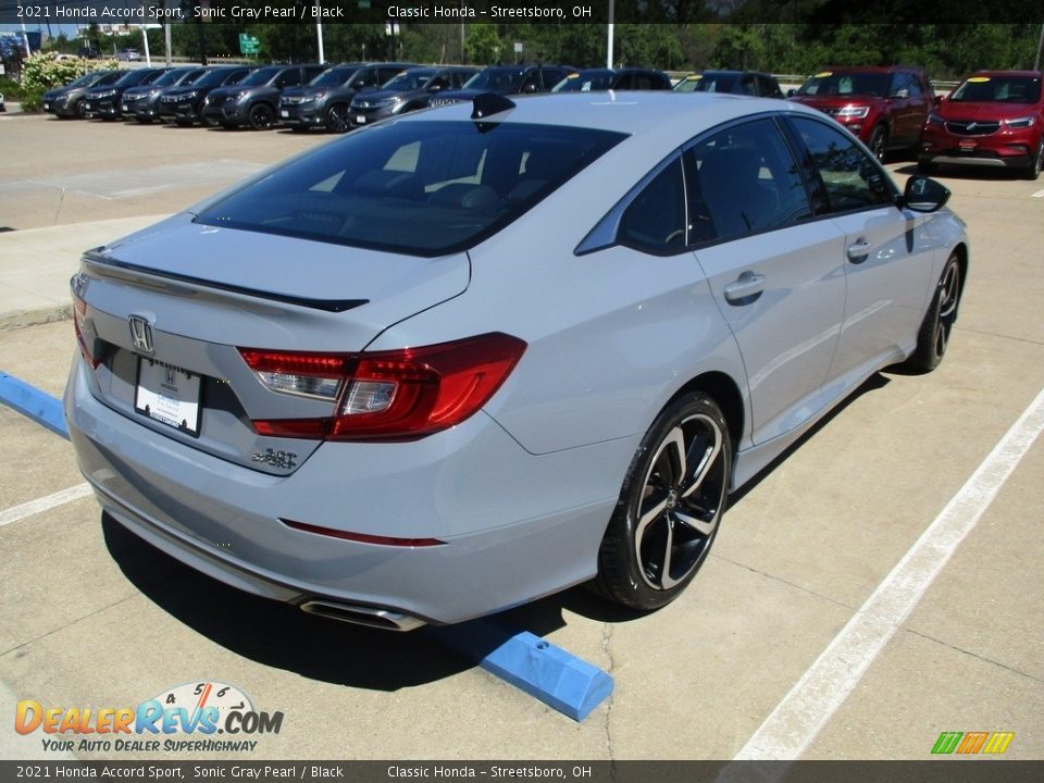 2021 Honda Accord Sport Sonic Gray Pearl / Black Photo #8