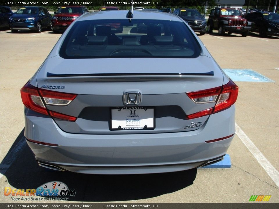 2021 Honda Accord Sport Sonic Gray Pearl / Black Photo #9
