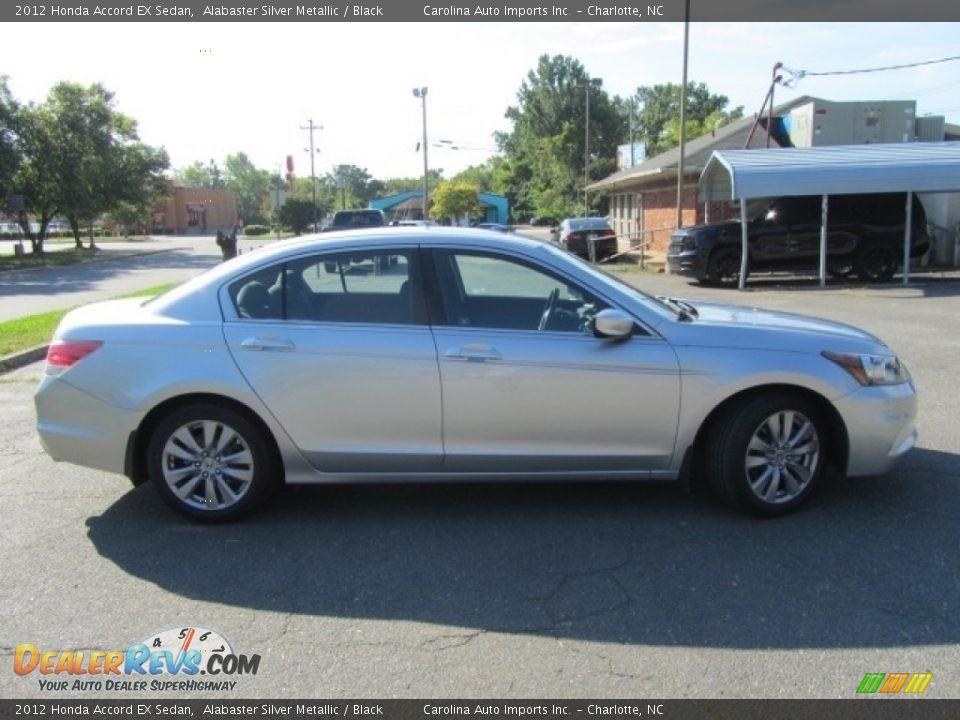 2012 Honda Accord EX Sedan Alabaster Silver Metallic / Black Photo #11