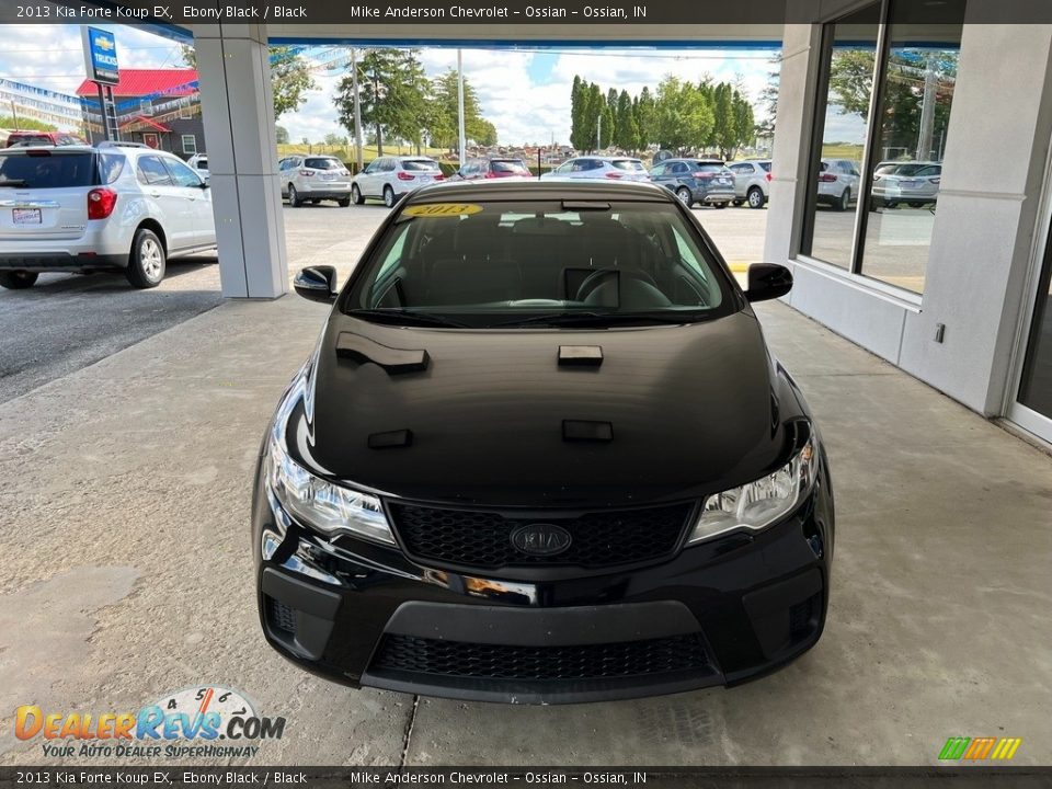 2013 Kia Forte Koup EX Ebony Black / Black Photo #9