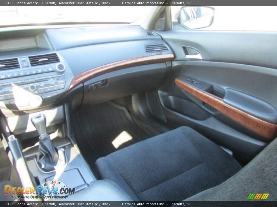 2012 Honda Accord EX Sedan Alabaster Silver Metallic / Black Photo #14