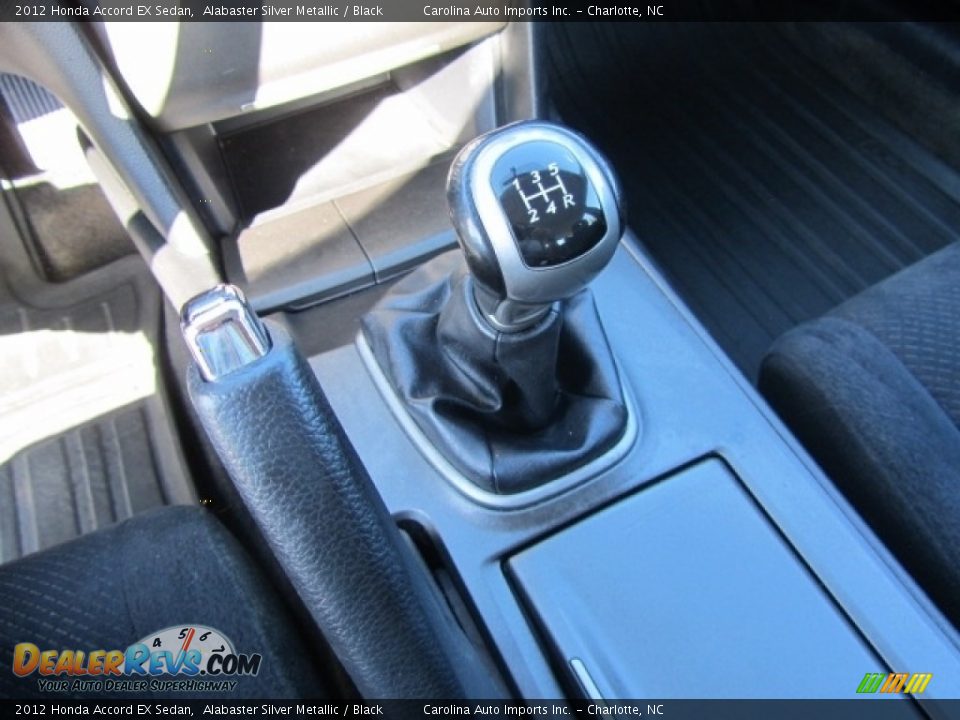 2012 Honda Accord EX Sedan Alabaster Silver Metallic / Black Photo #15