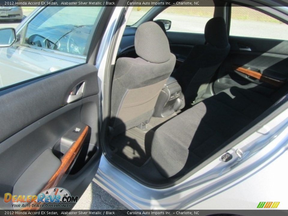 2012 Honda Accord EX Sedan Alabaster Silver Metallic / Black Photo #19