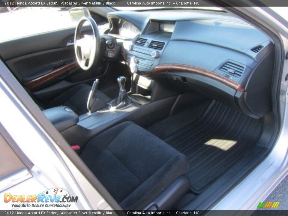 2012 Honda Accord EX Sedan Alabaster Silver Metallic / Black Photo #21