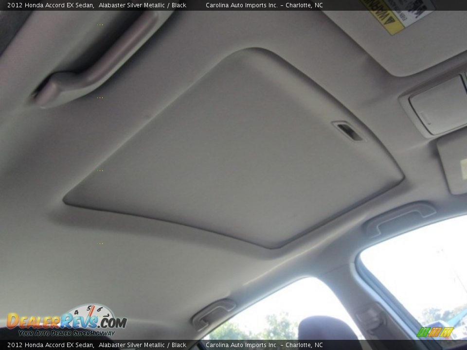 2012 Honda Accord EX Sedan Alabaster Silver Metallic / Black Photo #23