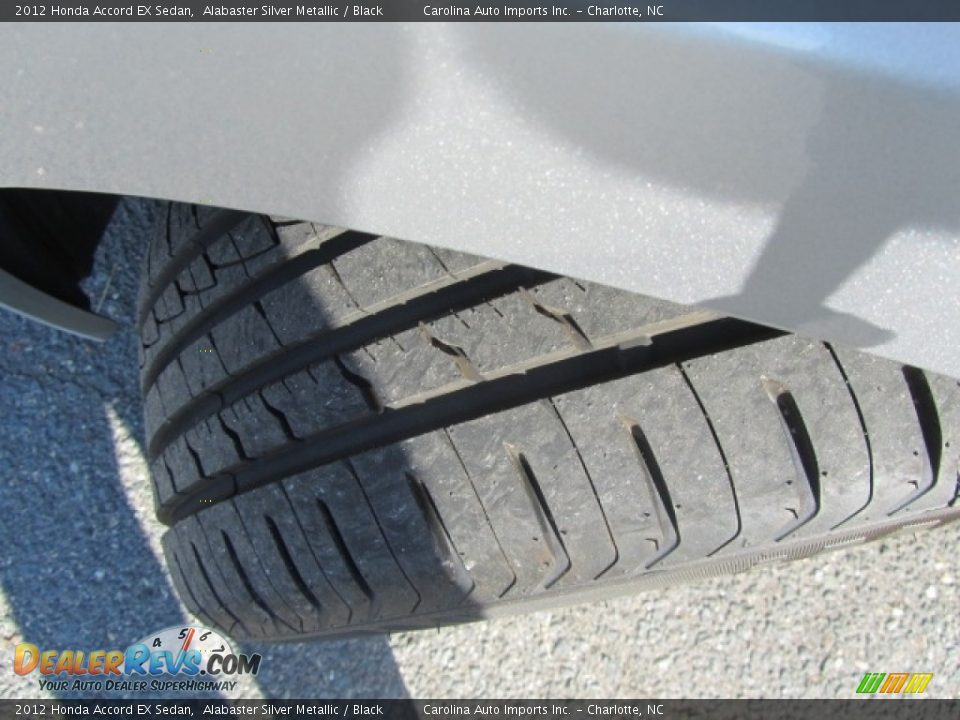 2012 Honda Accord EX Sedan Alabaster Silver Metallic / Black Photo #27