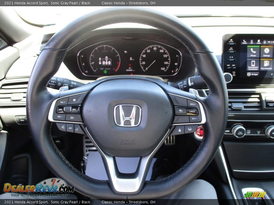 2021 Honda Accord Sport Sonic Gray Pearl / Black Photo #32