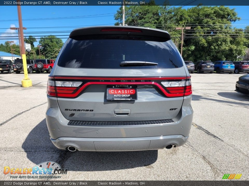 2022 Dodge Durango GT AWD Destroyer Gray / Black Photo #11