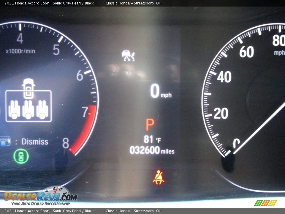 2021 Honda Accord Sport Sonic Gray Pearl / Black Photo #35
