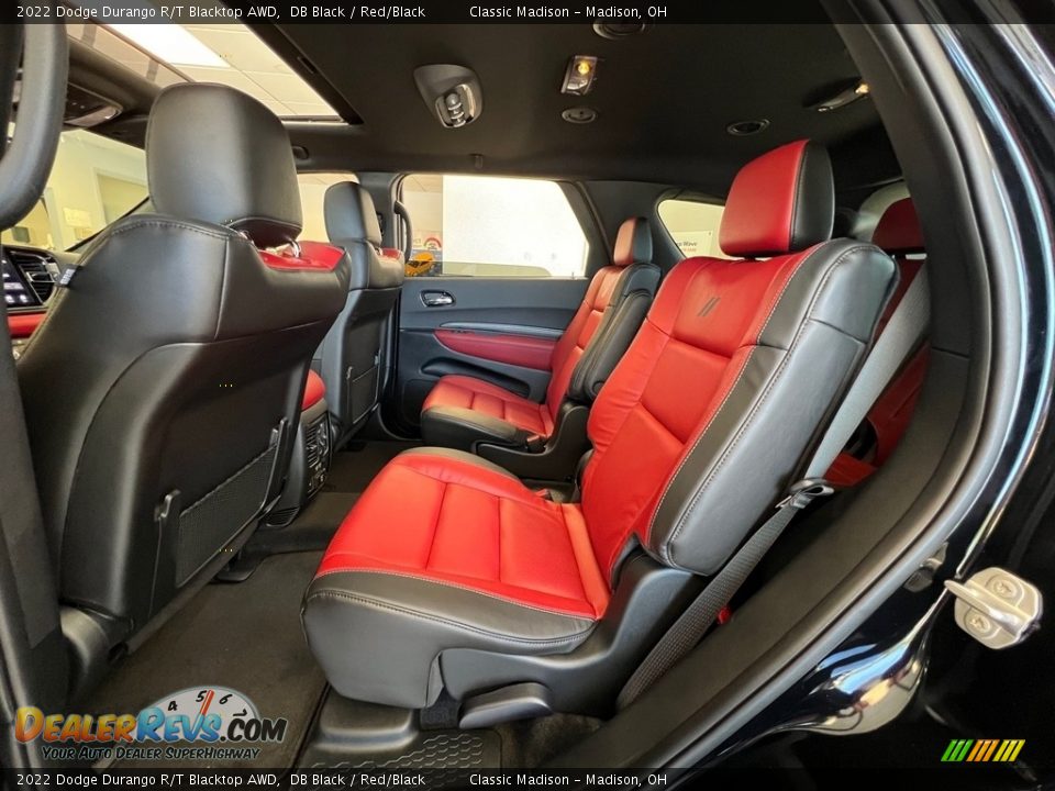 Rear Seat of 2022 Dodge Durango R/T Blacktop AWD Photo #3