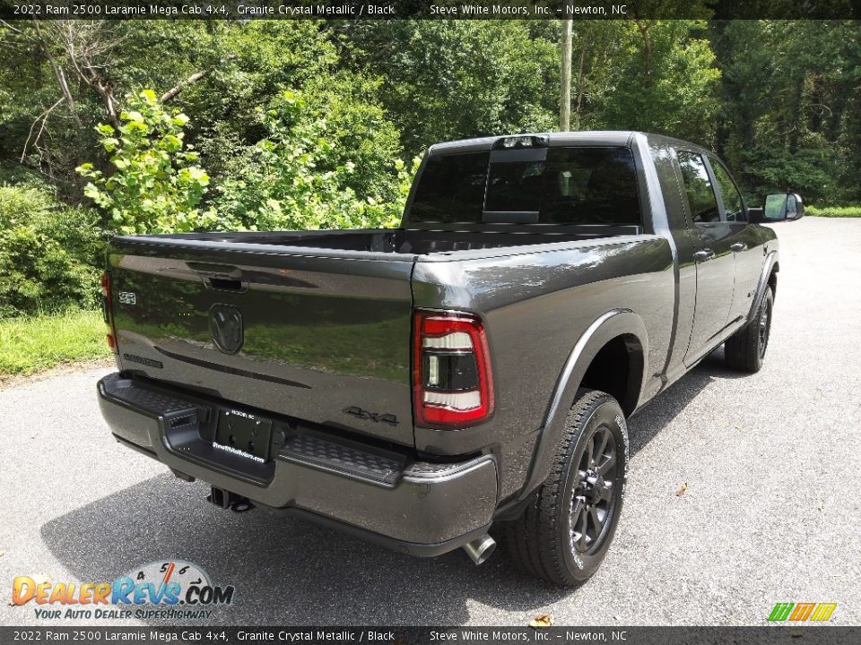 2022 Ram 2500 Laramie Mega Cab 4x4 Granite Crystal Metallic / Black Photo #6