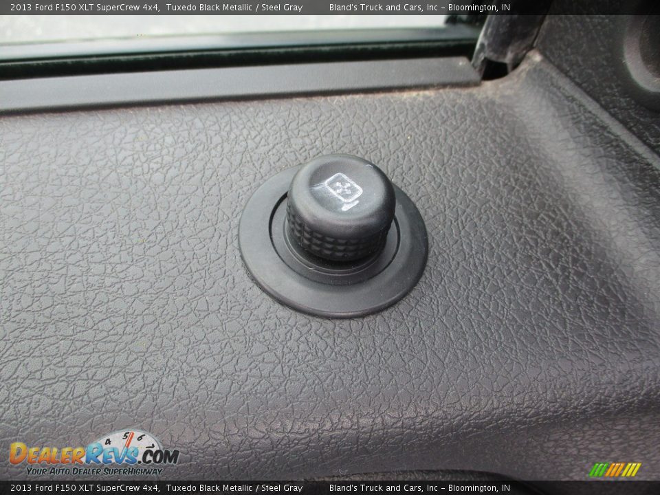 2013 Ford F150 XLT SuperCrew 4x4 Tuxedo Black Metallic / Steel Gray Photo #12