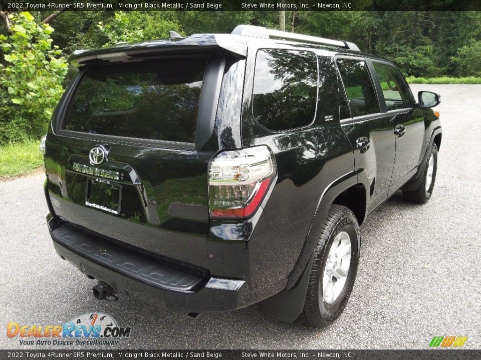 2022 Toyota 4Runner SR5 Premium Midnight Black Metallic / Sand Beige Photo #7