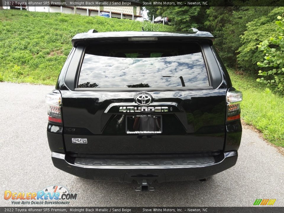 2022 Toyota 4Runner SR5 Premium Midnight Black Metallic / Sand Beige Photo #8