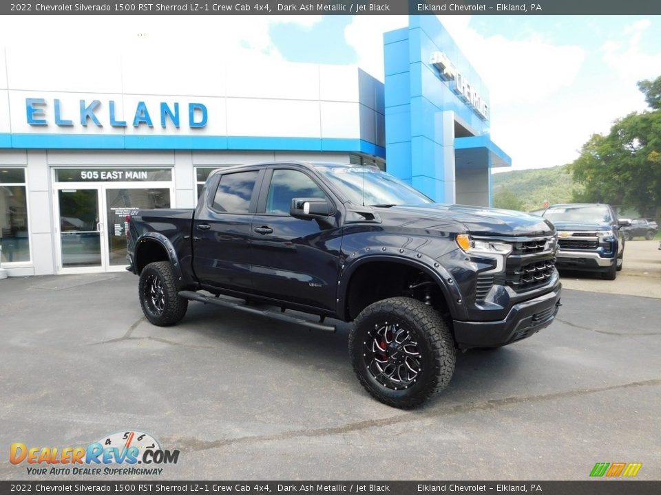 2022 Chevrolet Silverado 1500 RST Sherrod LZ-1 Crew Cab 4x4 Dark Ash Metallic / Jet Black Photo #9