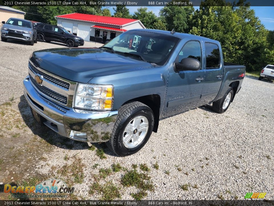 2013 Chevrolet Silverado 1500 LT Crew Cab 4x4 Blue Granite Metallic / Ebony Photo #1