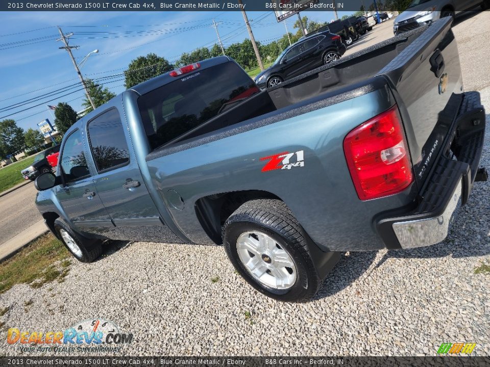 2013 Chevrolet Silverado 1500 LT Crew Cab 4x4 Blue Granite Metallic / Ebony Photo #3