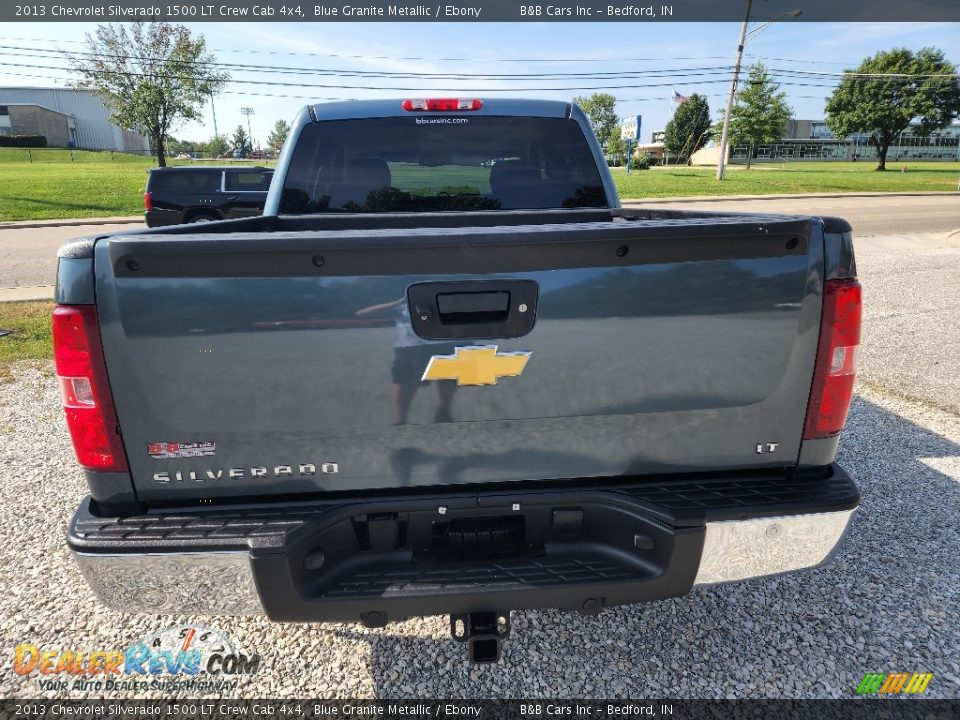 2013 Chevrolet Silverado 1500 LT Crew Cab 4x4 Blue Granite Metallic / Ebony Photo #4