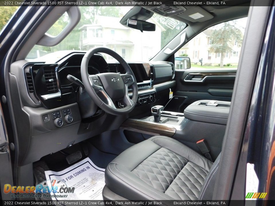 Jet Black Interior - 2022 Chevrolet Silverado 1500 RST Sherrod LZ-1 Crew Cab 4x4 Photo #21