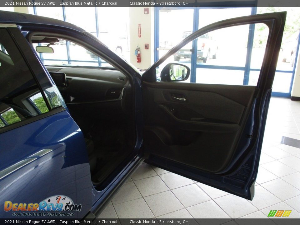 2021 Nissan Rogue SV AWD Caspian Blue Metallic / Charcoal Photo #16